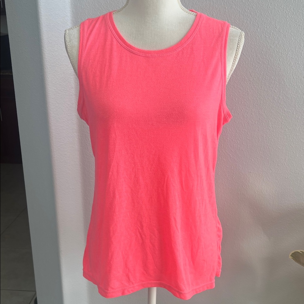 Calvin Klein Performance Neon Pink Athletic Tank Top